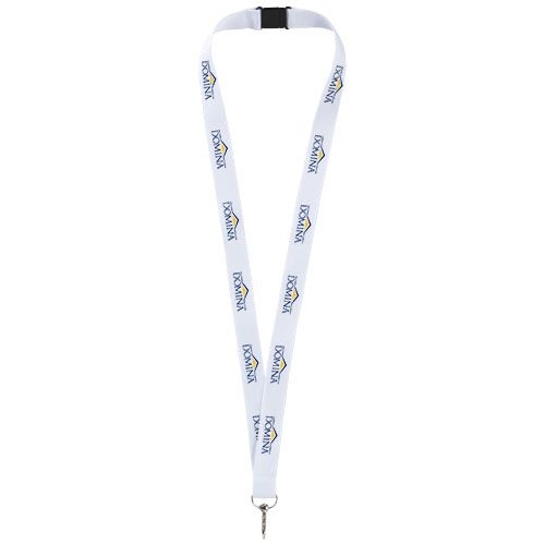 PF102193-3Lago Lanyard mit Sicherheitsverschluss_ weiss