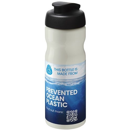 PF210097-21H2O Active® Eco Base 650 ml Sportflasche mit Klappdeckel_ elfenbeinweiss_schwarz