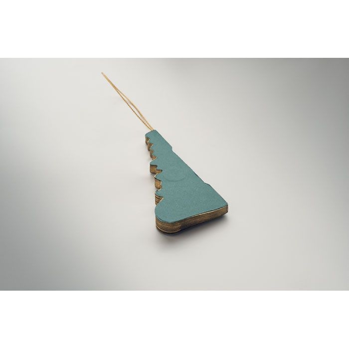 CX1577-09Harmotree Weihnachtsschmuck aus Papier_ gruen