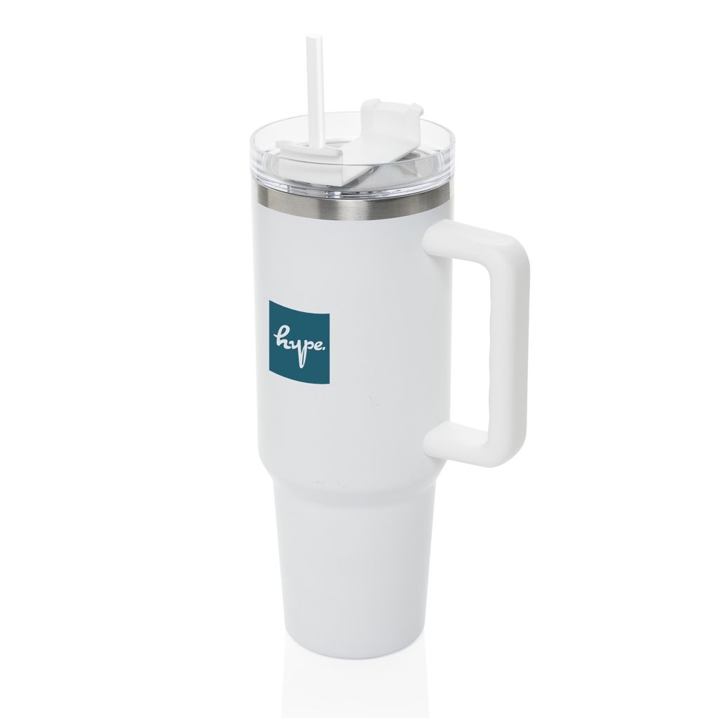 XDP437.33-03Peakflow Becher aus RCS recyceltem Stainless Steel 1200ml_ weiss