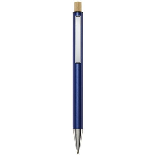 PF107874-2Cyrus Kugelschreiber aus recyceltem Aluminium _blaue Mine_ navy