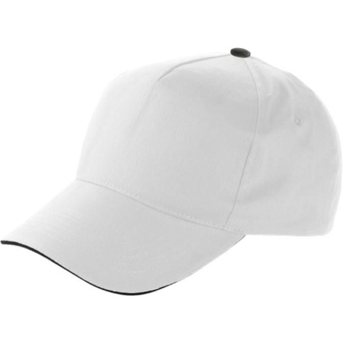 GI9114-02Baseball-Cap aus Baumwolle Beau_ Weiss GI9114-02Baseball-Cap aus Baumwolle Beau_ Weiss