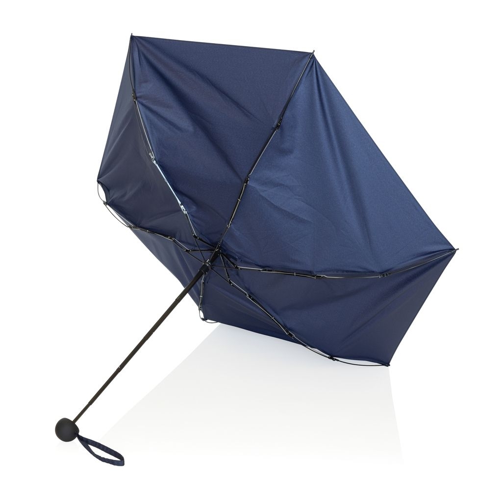 XDP850.74-2519_5“manueller Super-Mini-Schirm aus Aware™ rPET 190T Pongee_ navy blau