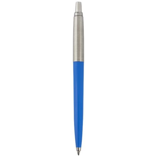 PF107865-6Parker Jotter Recycled Kugelschreiber _schwarze Mine_ processblau