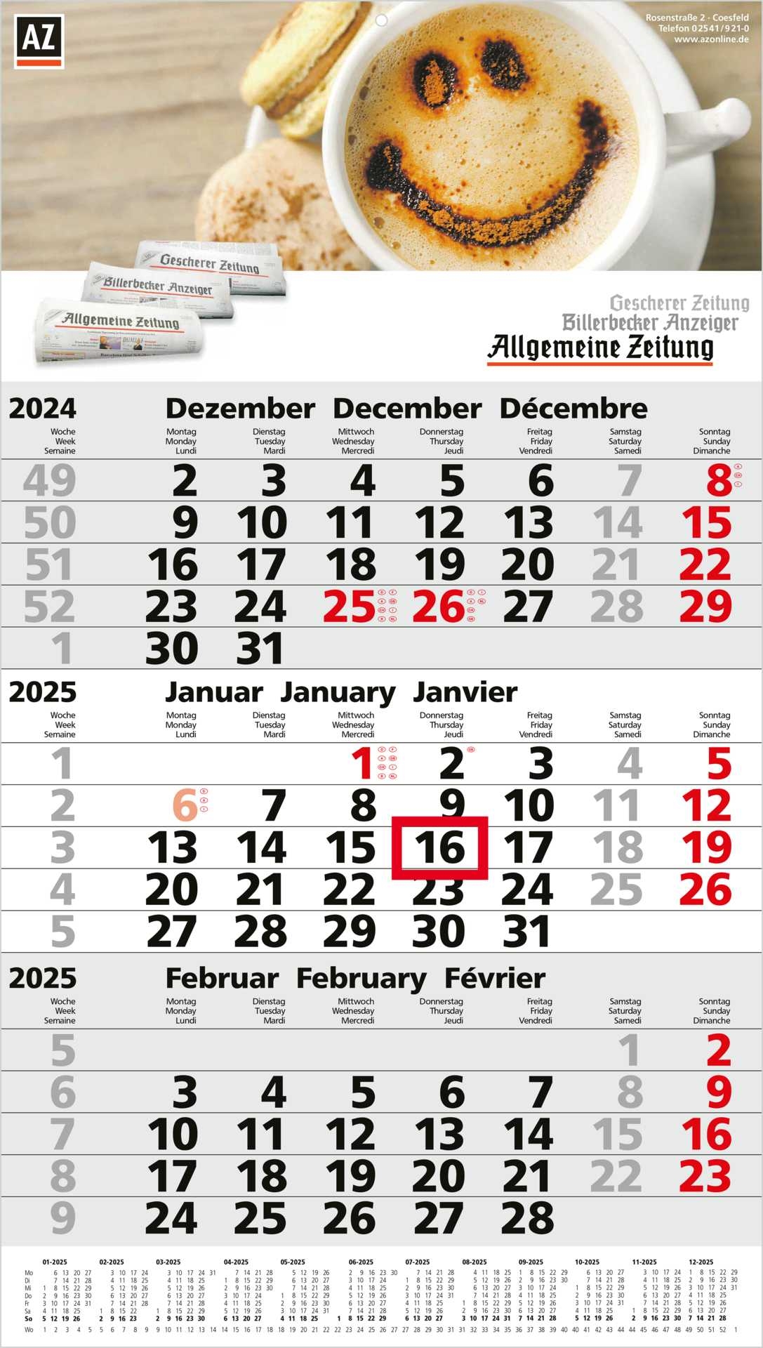 GE0031-HE3-Monatskalender Primus 3 Post