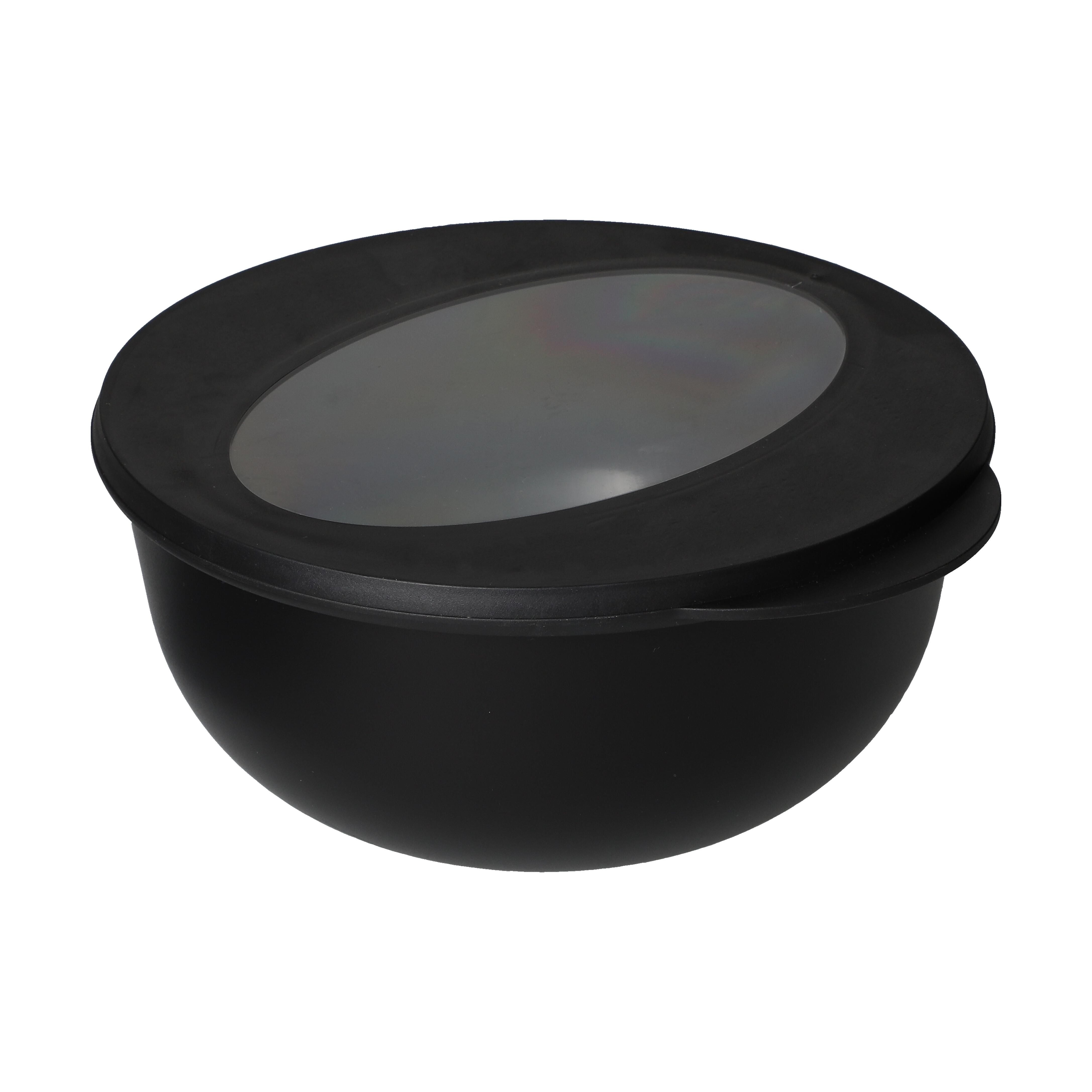 EL01964-5Food-Bowl _ToGo_ Deluxe_ 1_0 l_ schlichtes schwarz_ transparent