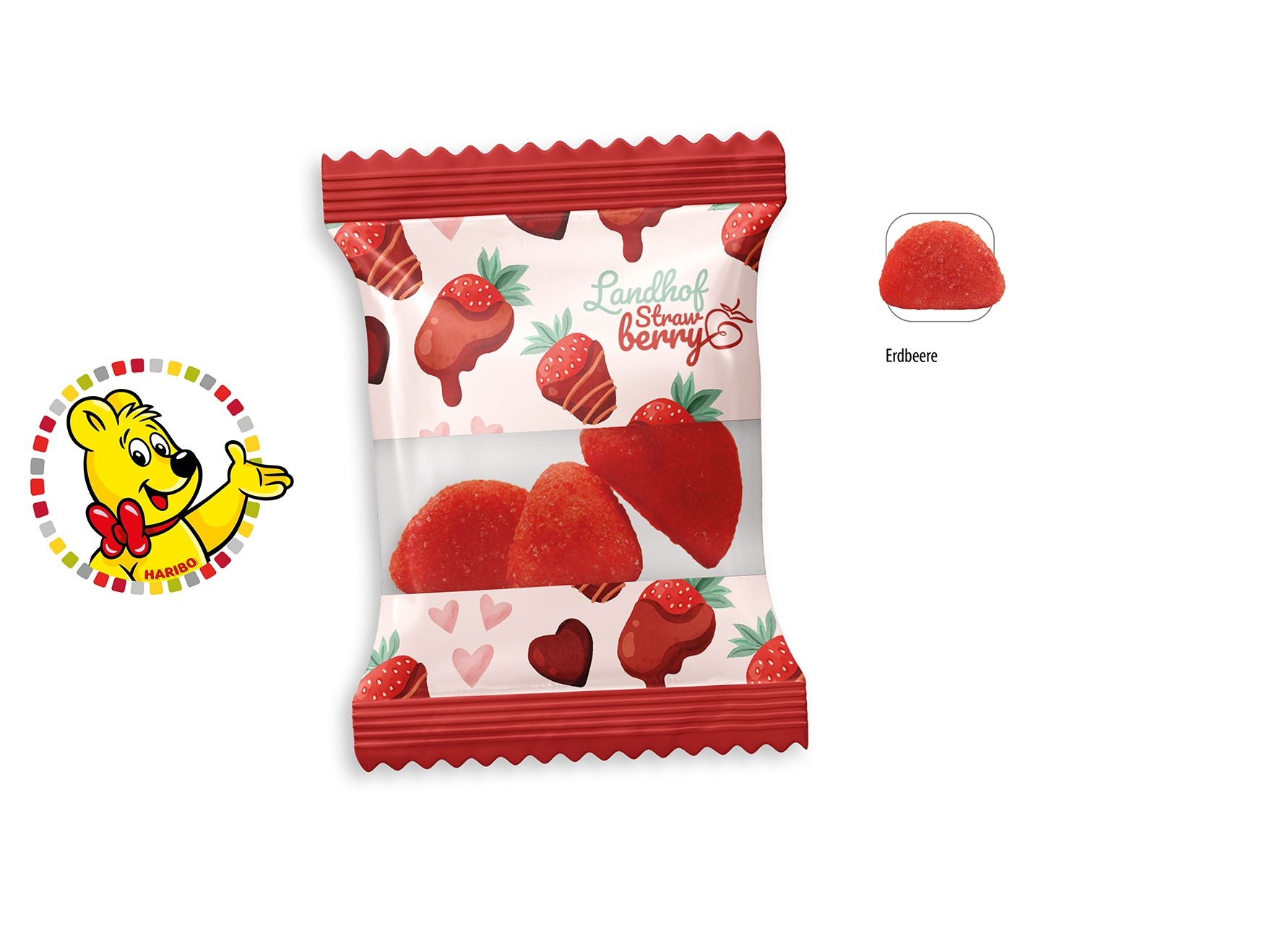 SW0123-2HARIBO Primavera Erdbeeren Werbetuete_HARIBO Primavera Erdbeeren_ Folie transparent SW0123-2HARIBO Primavera Erdbeeren Werbetuete_HARIBO Primavera Erdbeeren_ Folie transparent