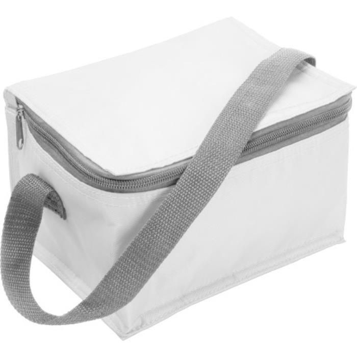 GI3604-02Kuehltasche aus Polyester Cleo_ Weiss GI3604-02Kuehltasche aus Polyester Cleo_ Weiss