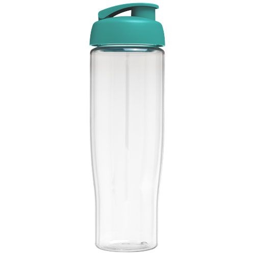 PF210040-6H2O Active® Tempo 700 ml Sportflasche mit Klappdeckel_ transparent_aquablau