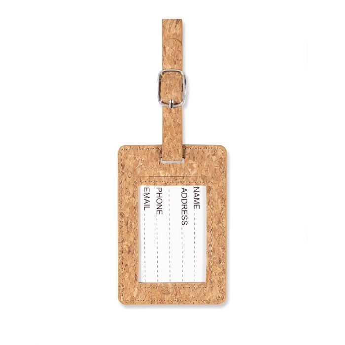 MO6418-13Coco Gepaeckanhaenger Kork_ beige