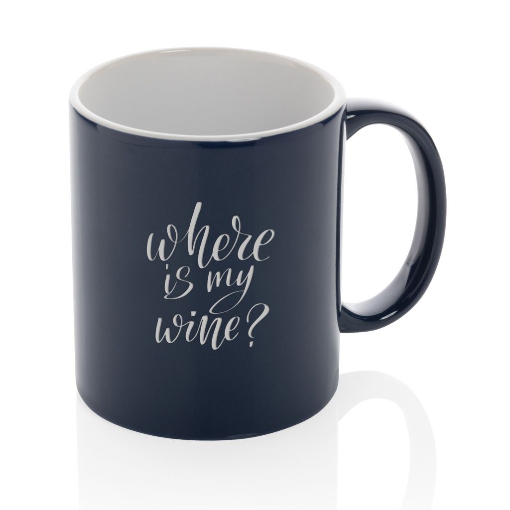 XDP434.01-5Basic Keramiktasse_ 350ml_ navy blau