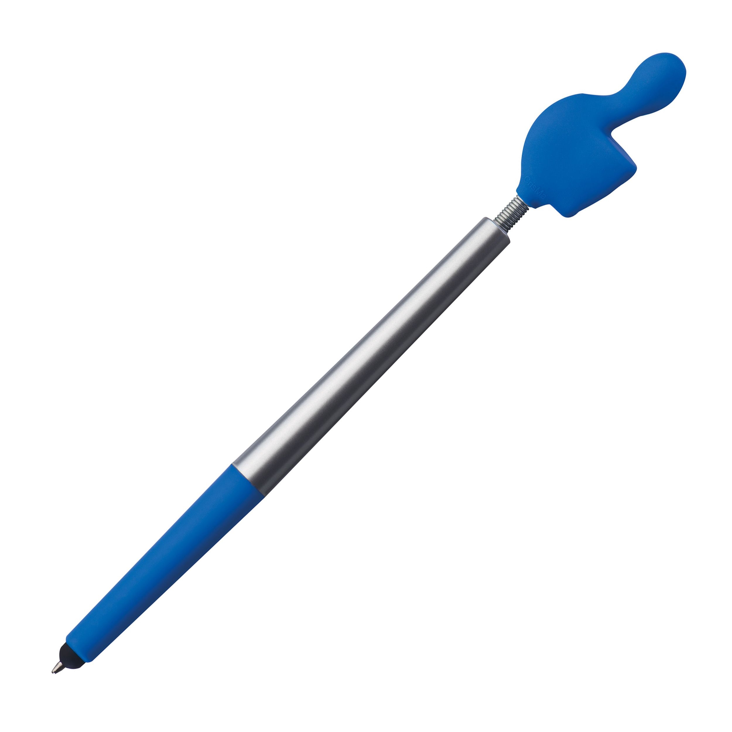 MA13415-04Smile Hand Kugelschreiber aus Kunststoff KARINA_ blau