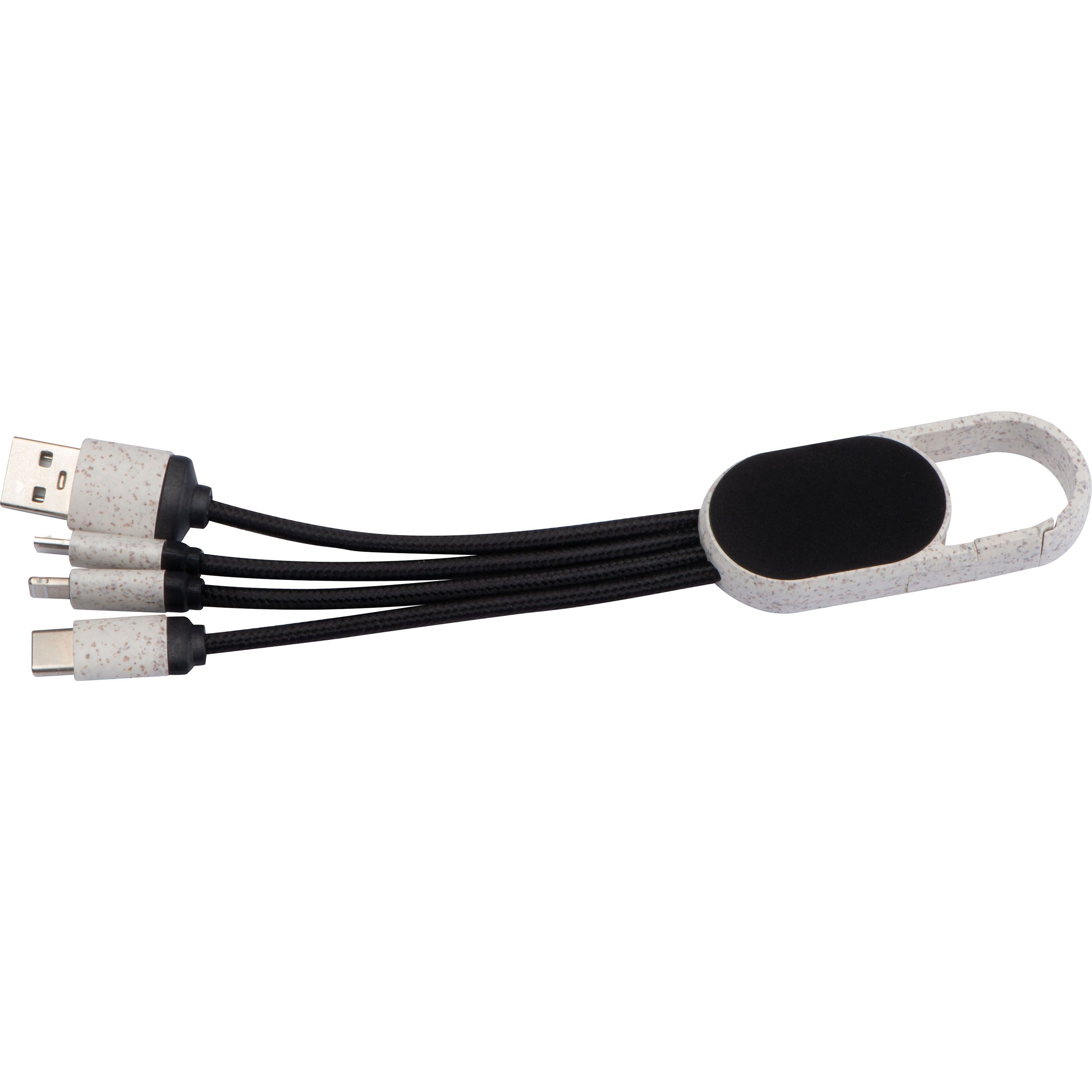 MA31961Ladekabel aus Weizenstroh mit Leuchtfunktion
