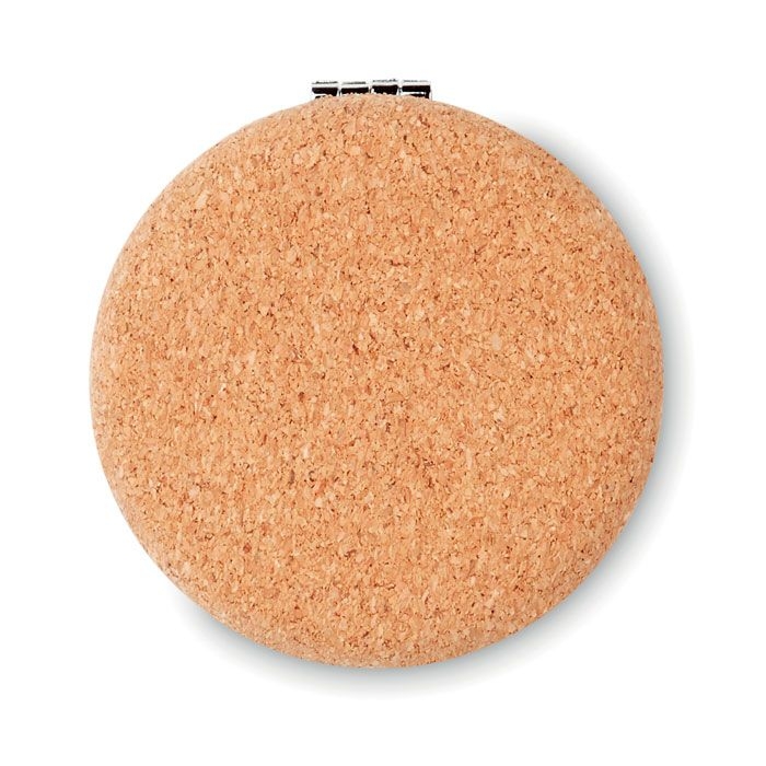 MO9799-13Guapa Cork Make-Up-Spiegel Kork_ Beige