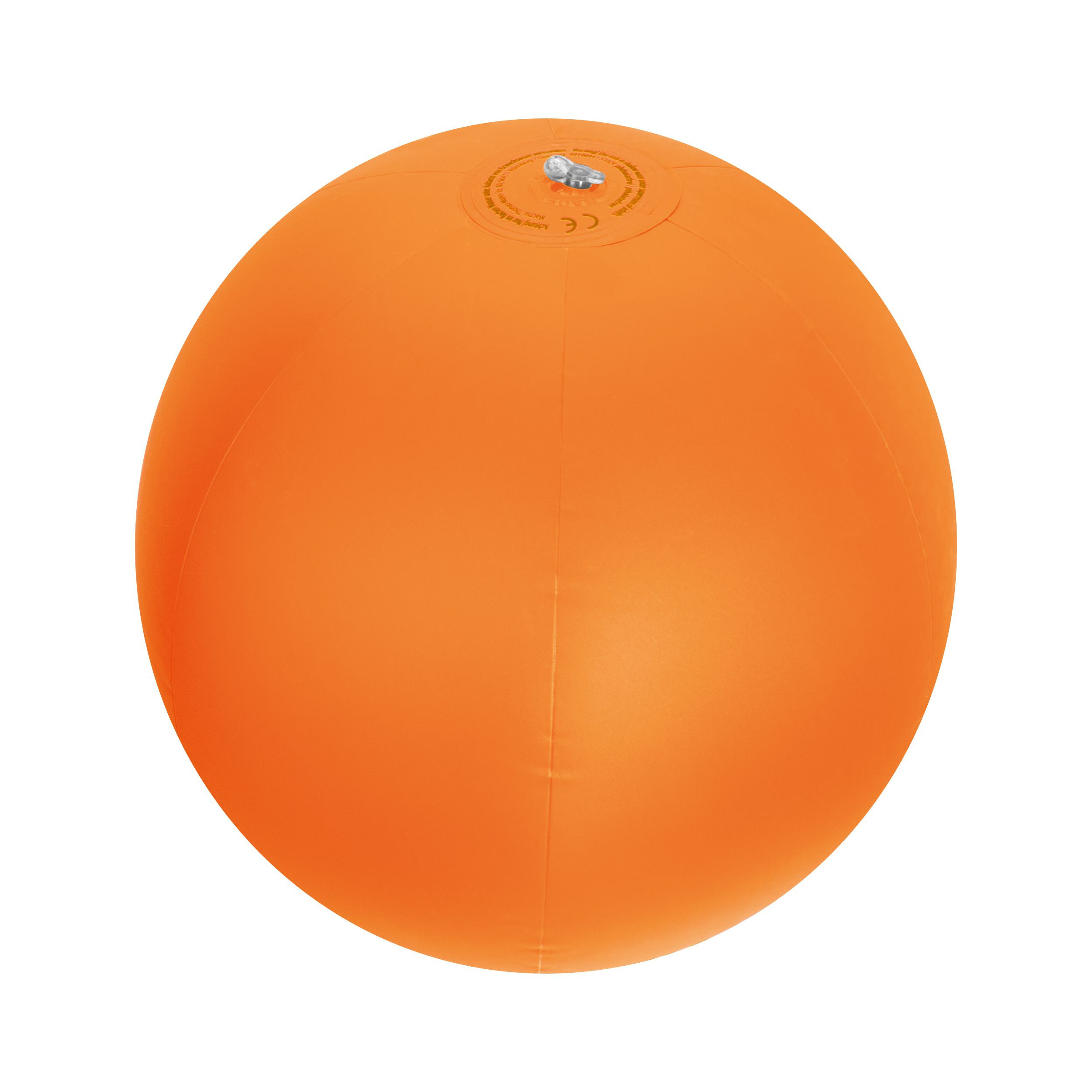 Strandball aus PVC mit einer Segmentlänge von 40 cm, orange