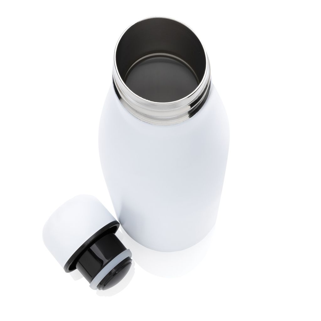XDP436.46-3Einfarbige Vakuumisolierte Stainless Steel Flasche_ weiss
