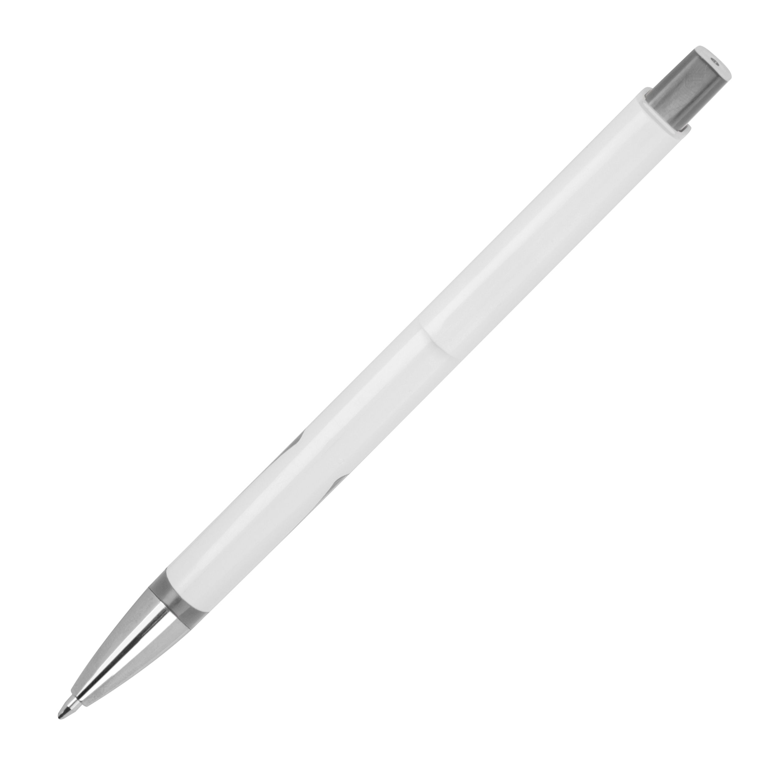 MA15471-07Recycelter ABS Kugelschreiber MAJA_ silbergrau