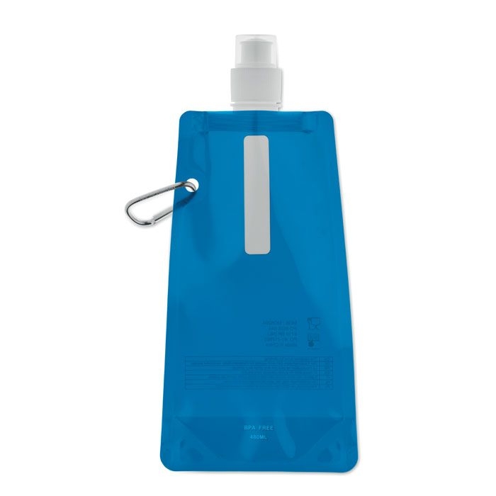 MO8294-23Gates Faltbare Wasserflasche_ transparent blau