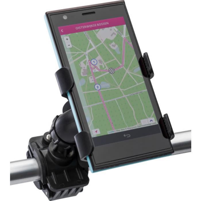 GI1165-01Telefonhalter aus Kunststoff Everett_ Schwarz