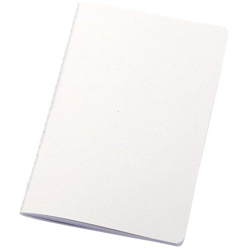 PF107749-1Fabia Notizbuch mit Cover aus Crush Papier_ weiss