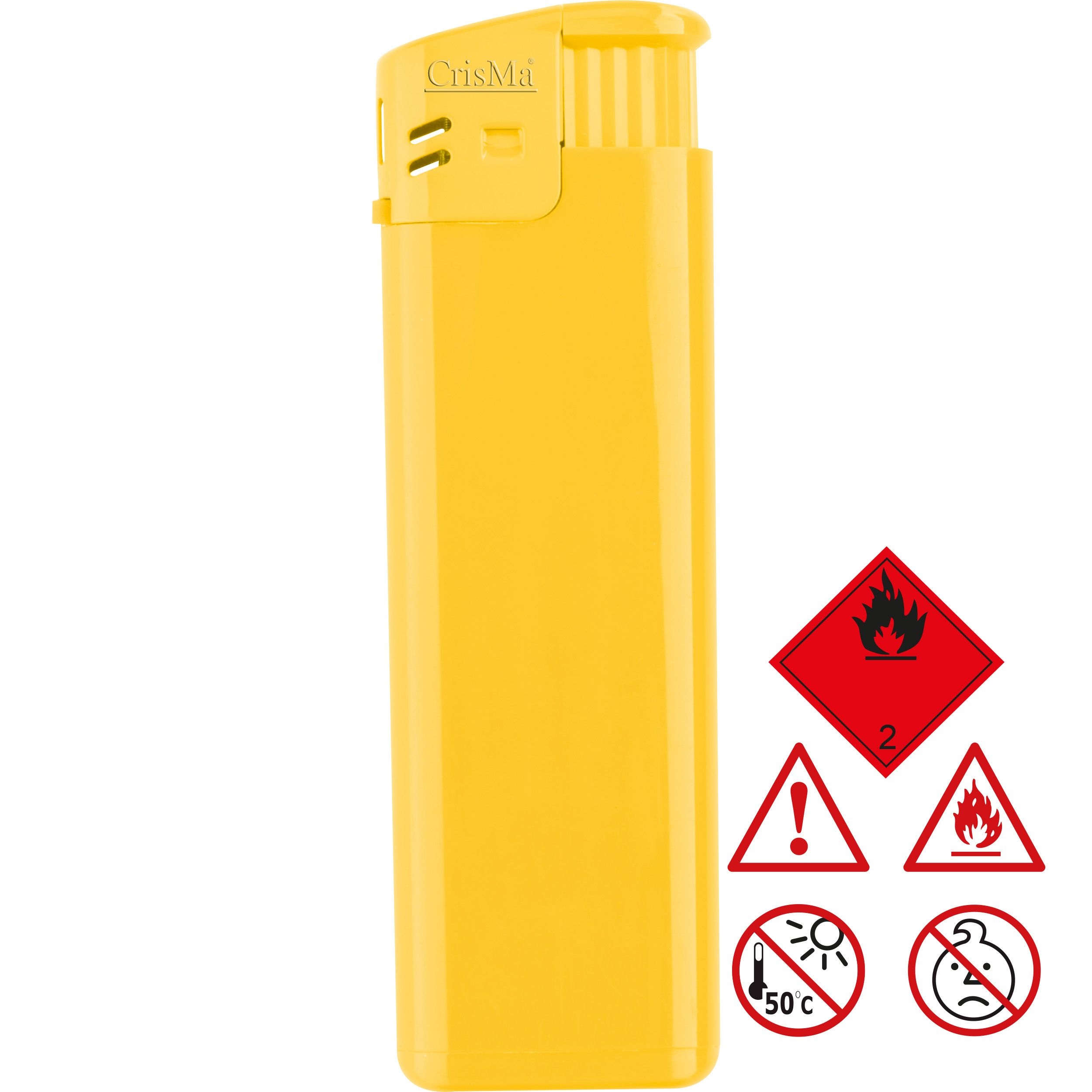 MA91106-08Elektronik Feuerzeug_ nachfuellbar_ gelb MA91106-08Elektronik Feuerzeug_ nachfuellbar_ gelb