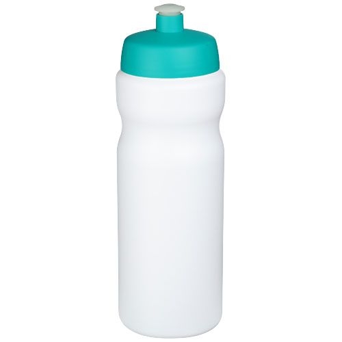 PF210684-6Baseline® Plus 650 ml Sportflasche_ weiss_aquablau