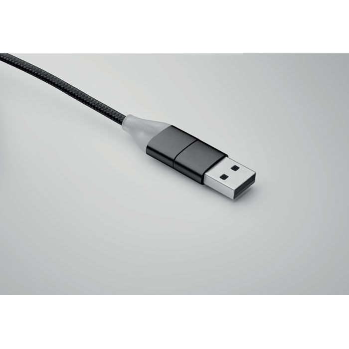 MO2141-03Blue 4in1 Ladekabel Typ-C_ schwarz