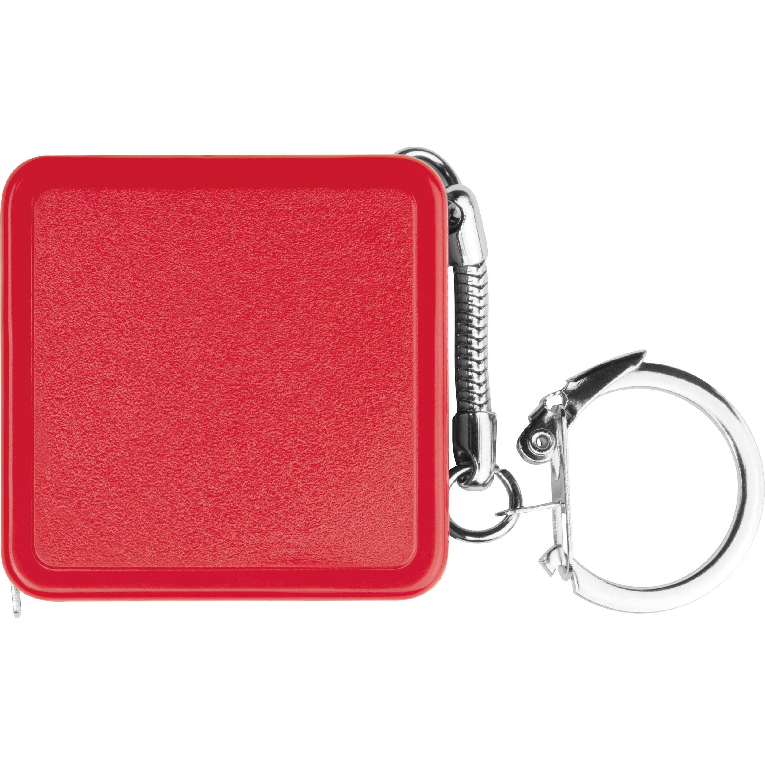 MA88808-05Quadradtisches 1 Meter Stahlbandmass MARIE_ rot