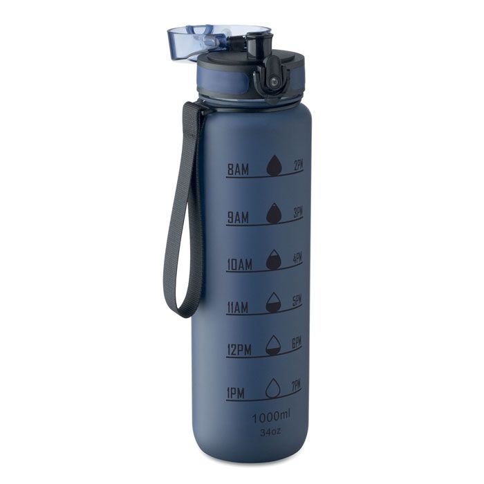 MO2672-85Isforden Mark Sport-Trinkflasche RPET 1L_ marineblau