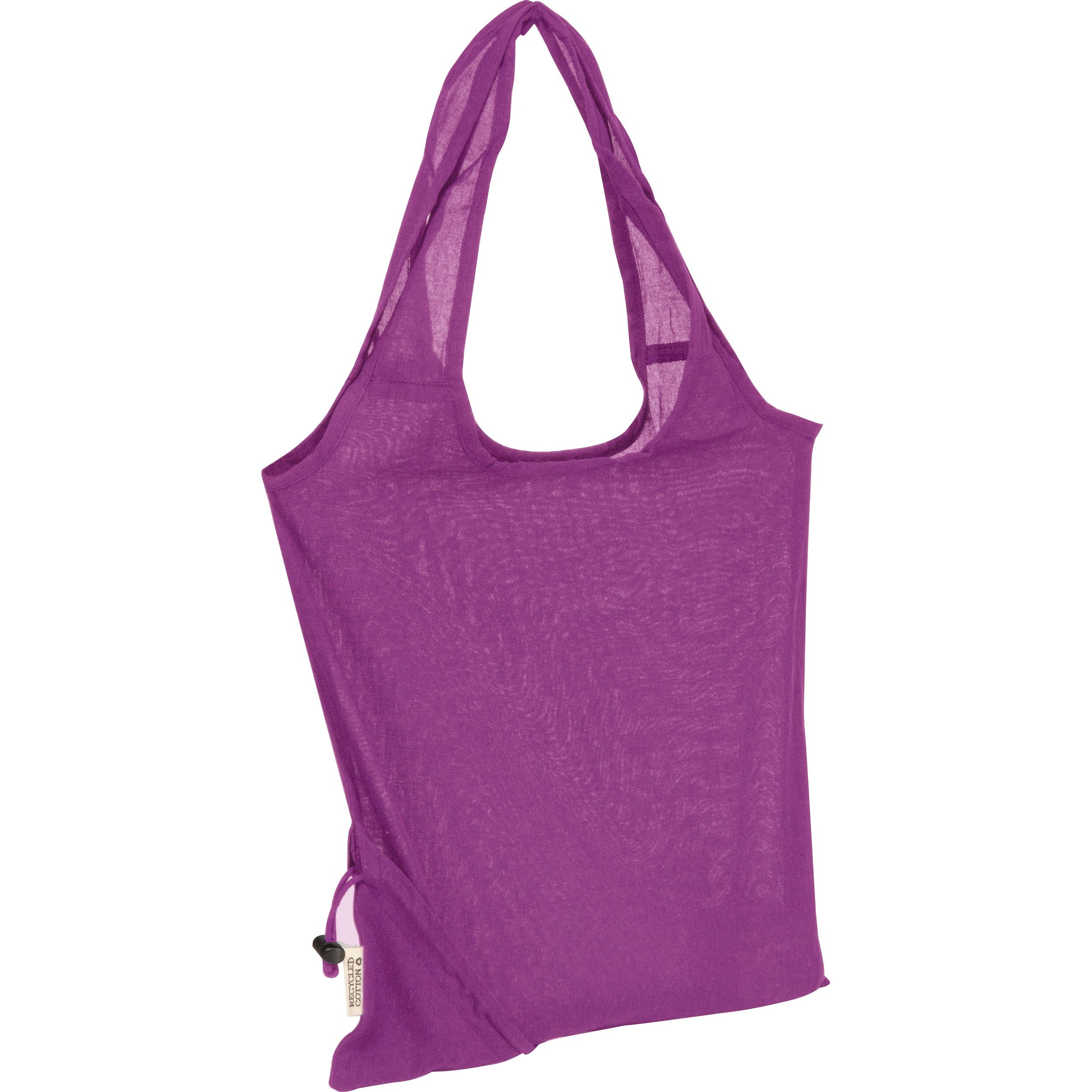 MA65262-12Faltbare Einkaufstasche aus Baumwolle ANJA_ lila