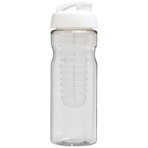 PF210046-1H2O Active® Base 650 ml Sportflasche mit Klappdeckel und Infusor_ transparent_weiss