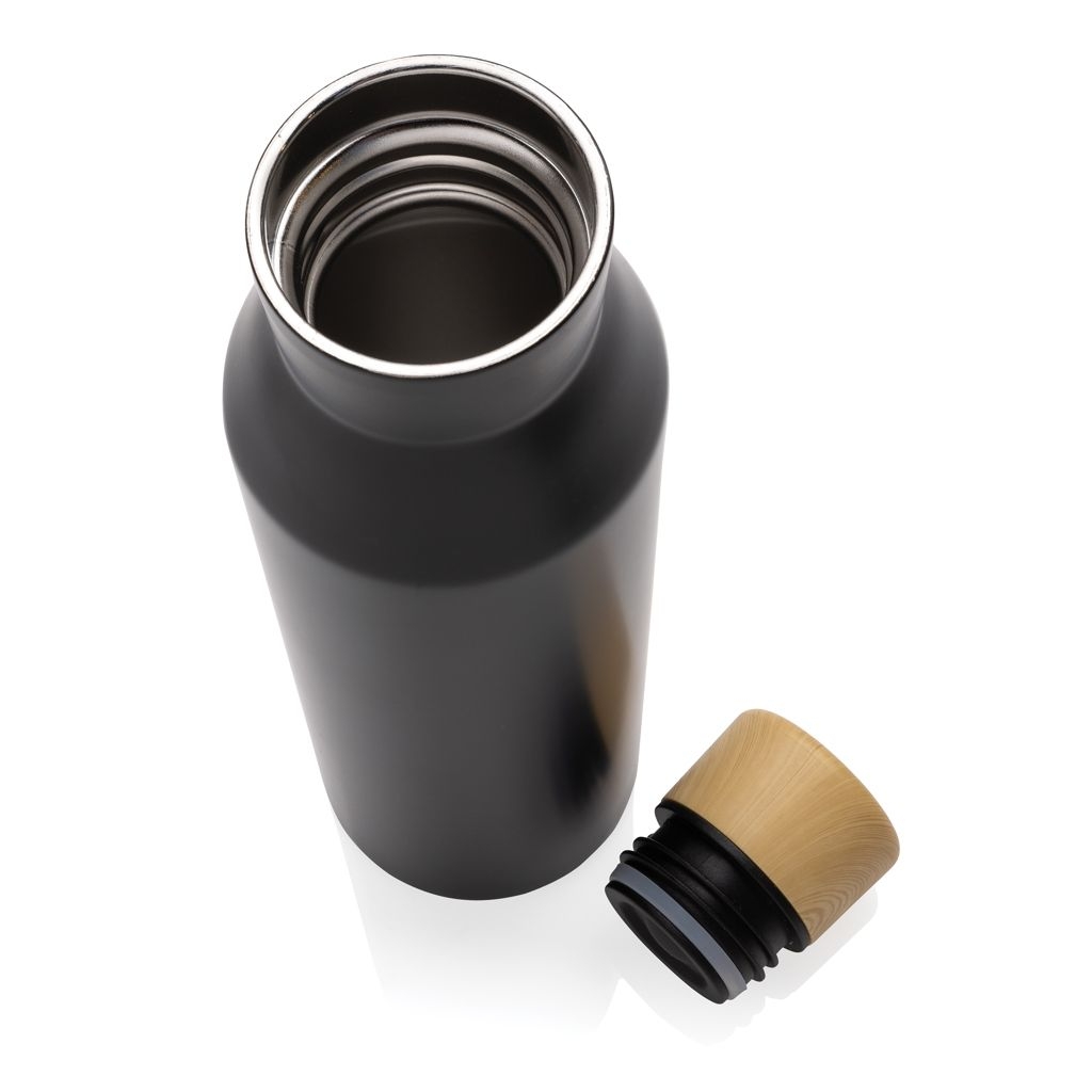 XDP435.52-1Gaia Vakuumflasche aus RCS recyceltem Stainless-Steel_ schwarz