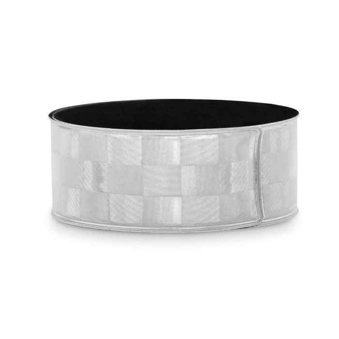 KC8282-14Enrollo _ Snap-Reflektorband 32x3cm_ Silber