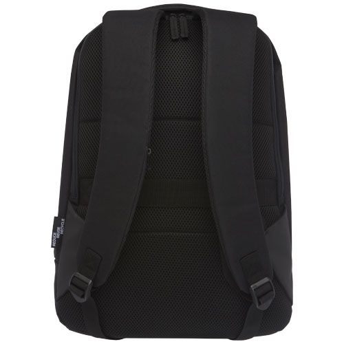 PF120510-2Cover Diebstahlsicherer GRS RPET Rucksack 18L_ schwarz