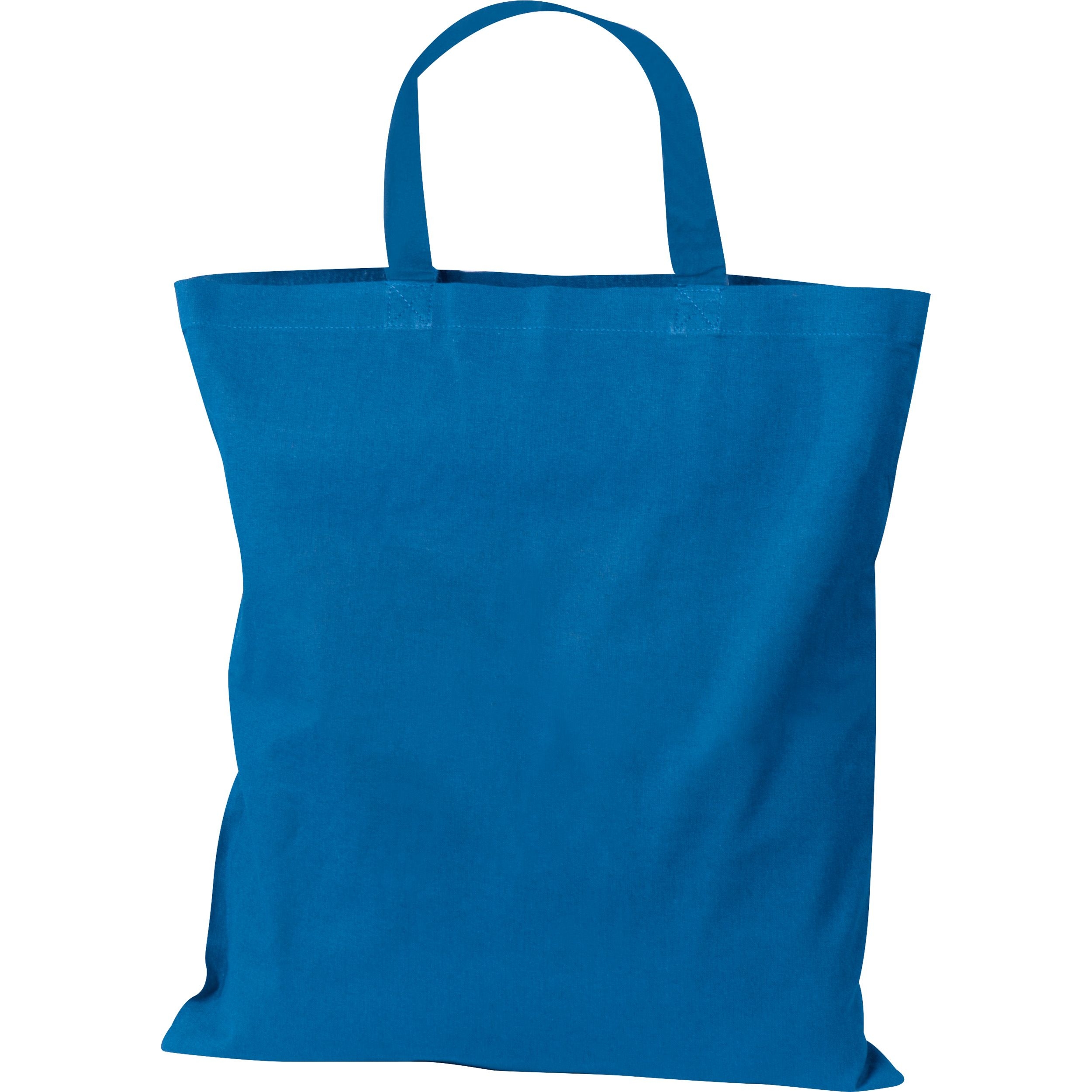 MA60680-24Baumwolltasche mit kurzen Henkeln _ hellblau MA60680-24Baumwolltasche mit kurzen Henkeln _ hellblau