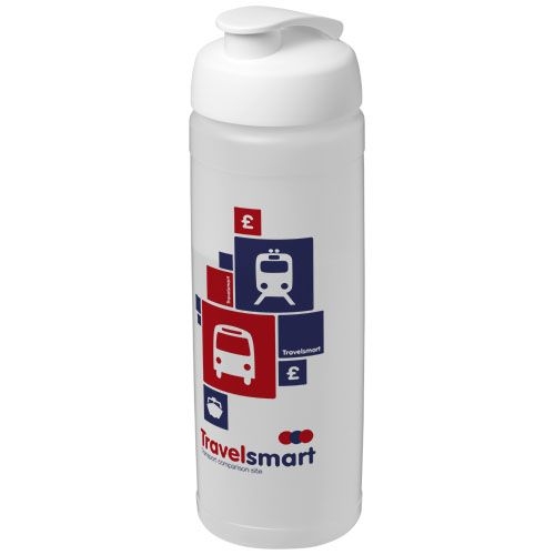 PF210070-17Baseline® Plus 750 ml Flasche mit Klappdeckel_ transparent_weiss