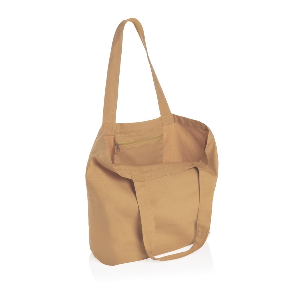XDP762.96-9Impact Aware™ 240g_m² rcCanvas Shopper _ Tasche_ ungefaerbt_ braun