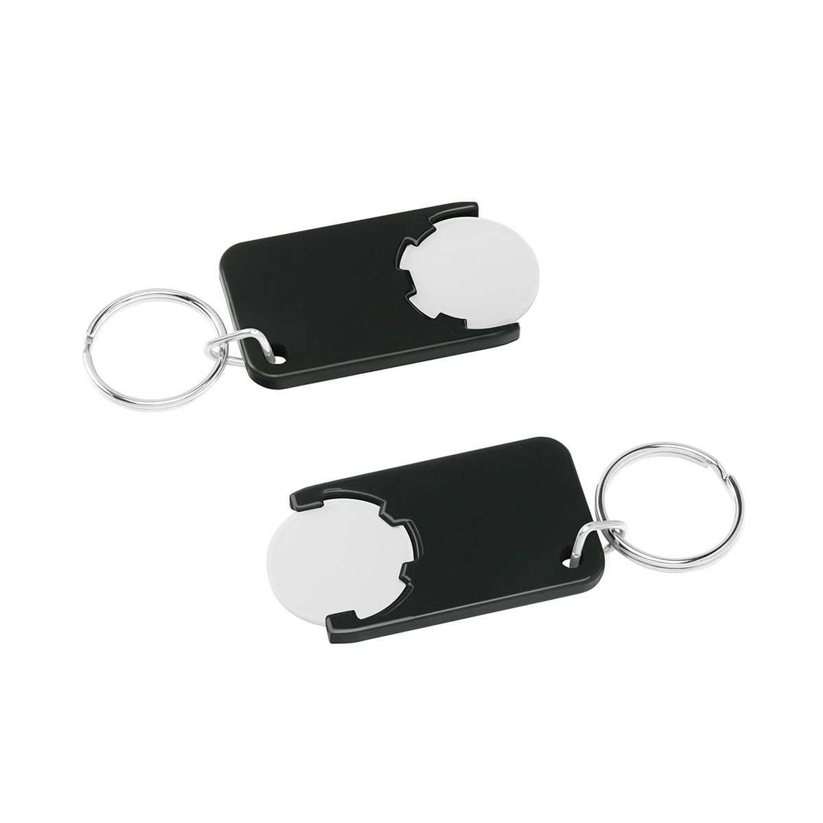 HE7454R-0-6Chiphalter mit 1€-Chip _Beta_ weiss_ schwarz HE7454R-0-6Chiphalter mit 1€-Chip _Beta_ weiss_ schwarz