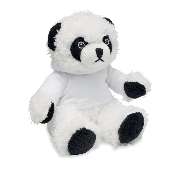 MO6736-06Penny Pluesch-Panda mit Hoody_ Weiss