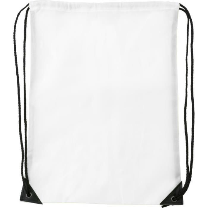 GI7097-02Turnbeutel aus Polyester Steffi_ Weiss GI7097-02Turnbeutel aus Polyester Steffi_ Weiss