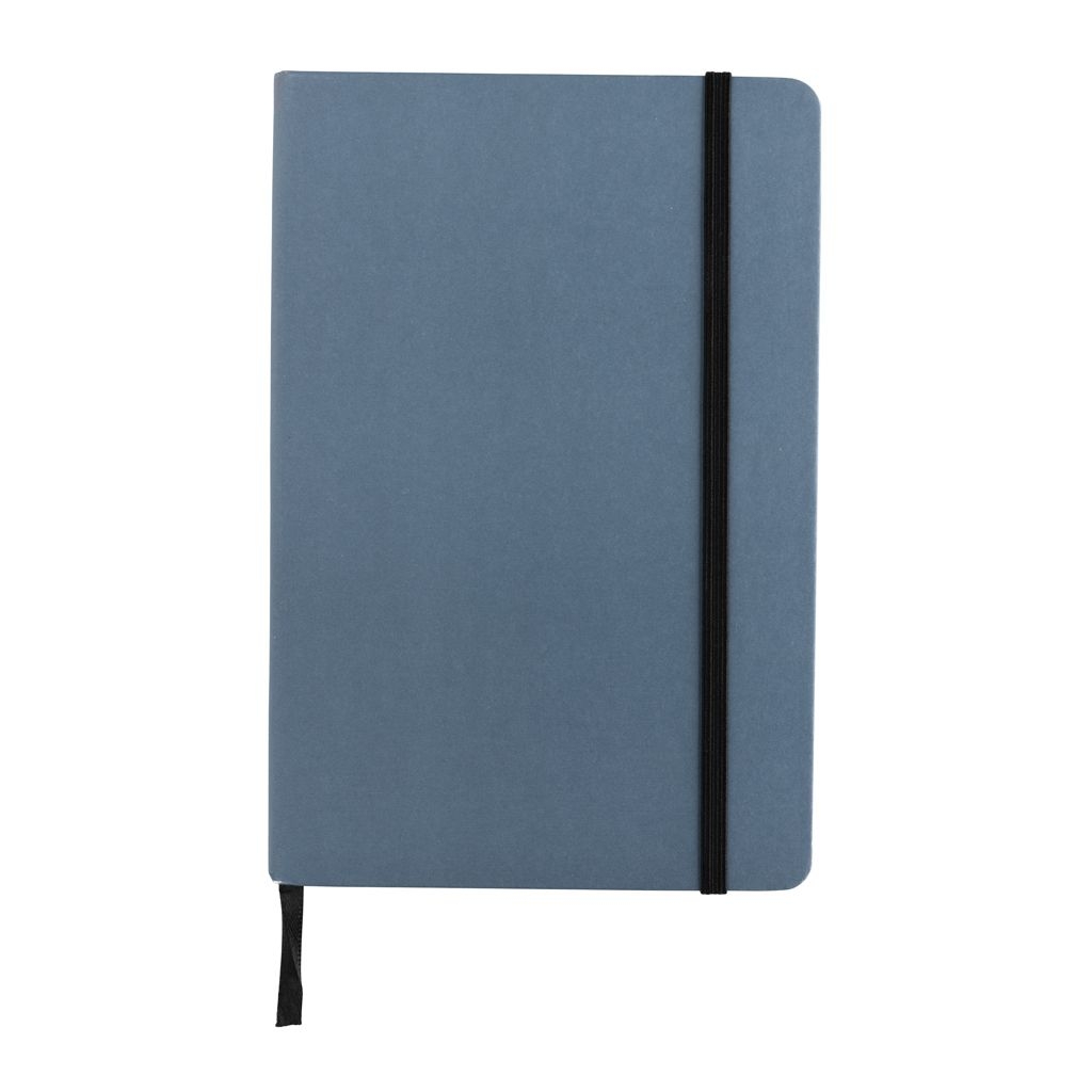 XDP774_59-5Craftstone A5 Notizbuch aus recycelt. Kraft- und Steinpapier_ blau
