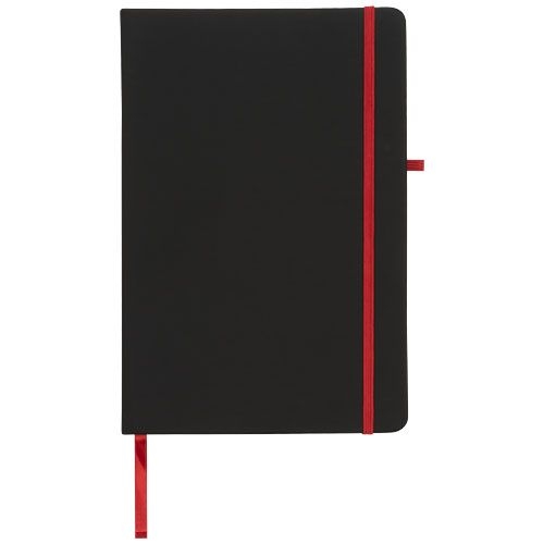 PF210208-3Noir A5 Notizbuch_ schwarz_rot