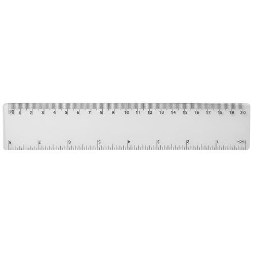 PF210585-11Rothko 20 cm Kunststofflineal_ transparent