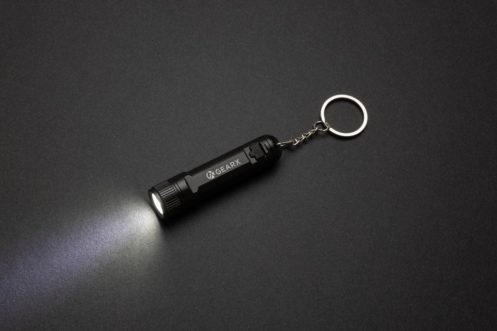 XDP514.50-01Gear X wiederaufladbare ultrahelle Key-Chain Taschenlampe_ schwarz
