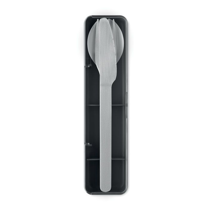 MO2677-03Mesteck Besteck-Set Edelstahl_ schwarz