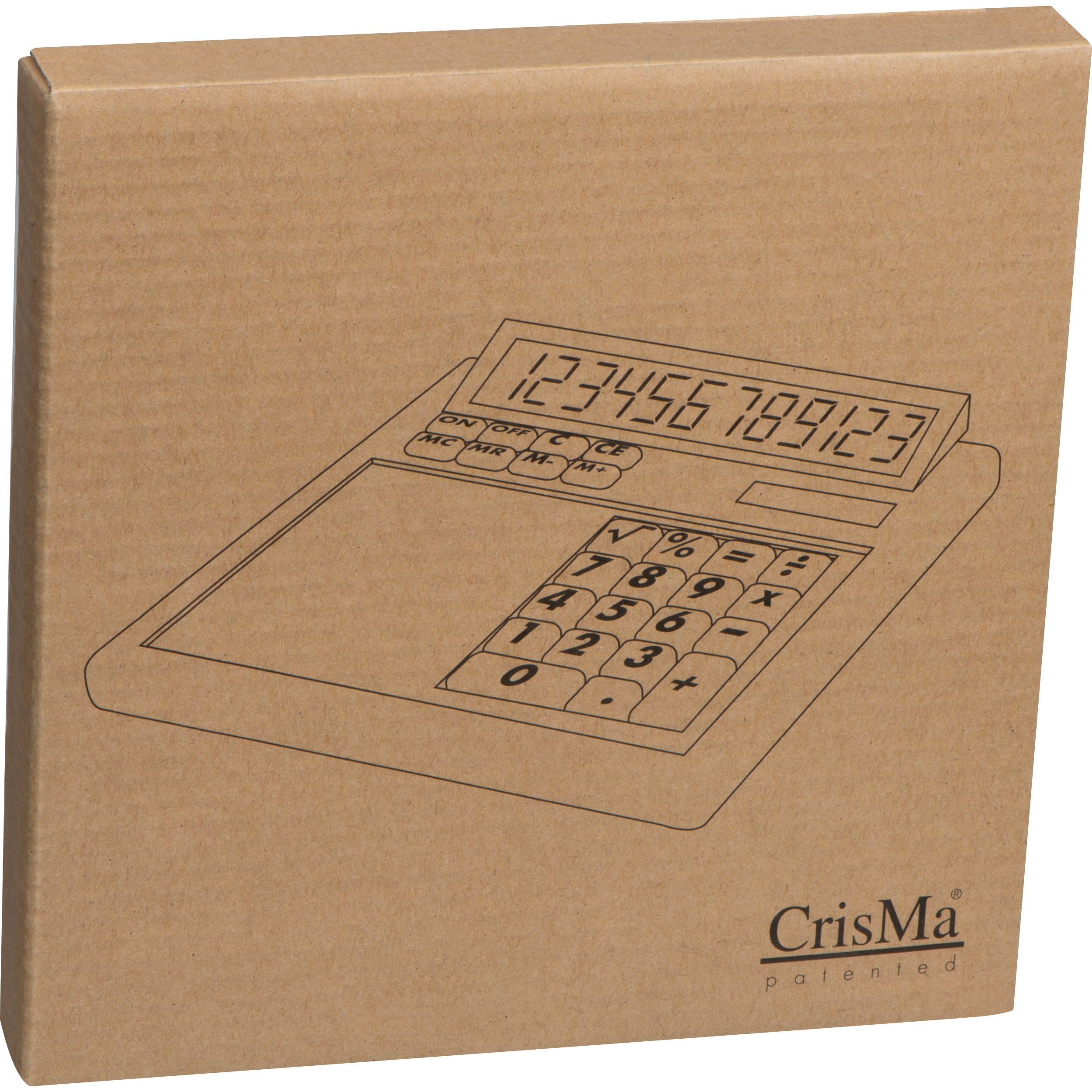 MA33551-06Tischrechner Eigendesign mit 12 Digits aus Kunststoff GENEVIEVE_ weiss