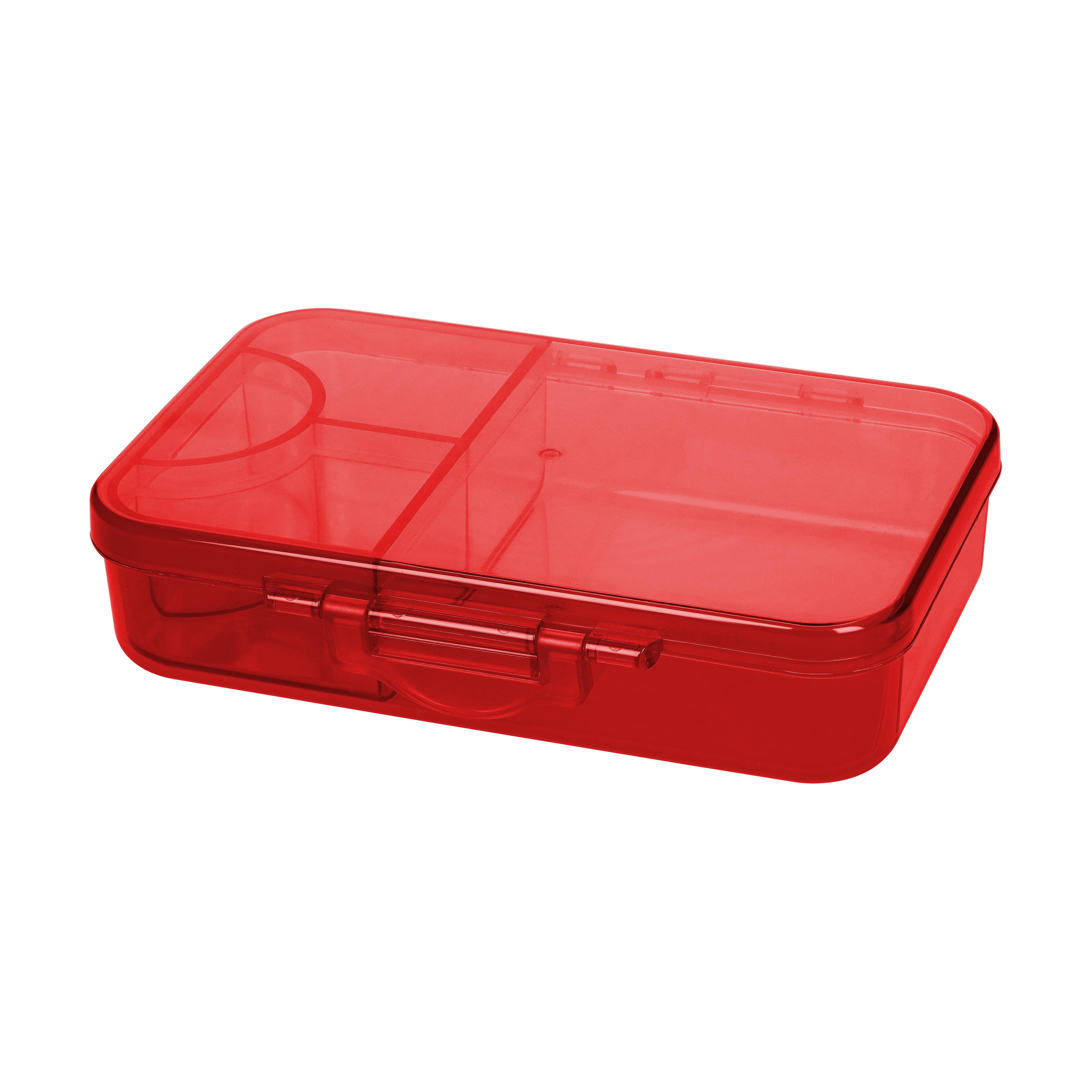 EL02317-8Vorratsdose _Triva_ transparent-rot