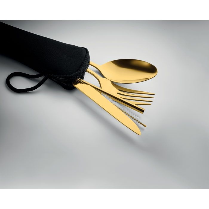 MO6149-985 Service Besteck-Set Edelstahl_ Golden