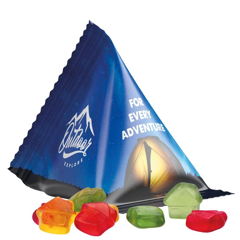 JG10063-11Tetraeder 15 g Trolli Fruchtgummi Standardformen_ Haus_ weisse Folie