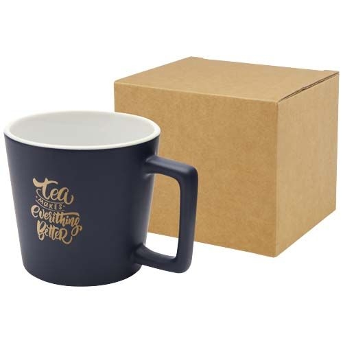 PF100900-4Cali 370 ml Keramiktasse mit matter Oberflaeche_ Navy Blue